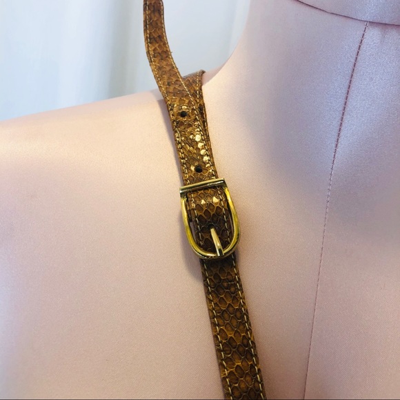 Vintage Tokyo Crossbody/Clutch Genuine Snakeskin - Picture 3 of 7